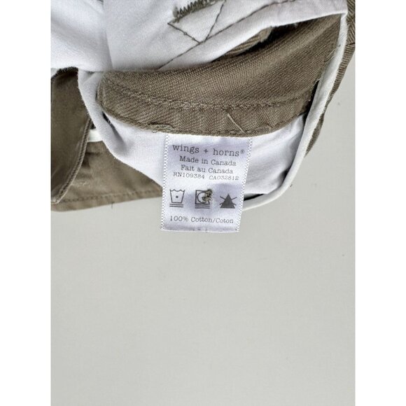 WINGS+HORNS Westpoint Olive Green Cotton Twill Straight Chino Pants, Size 29 - Picture 15 of 16